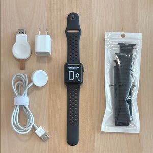 Apple Watch Series 3 Nike Edition with Charger and Extra Band